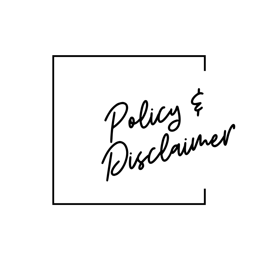 Please Read First: Policy & Disclaimer