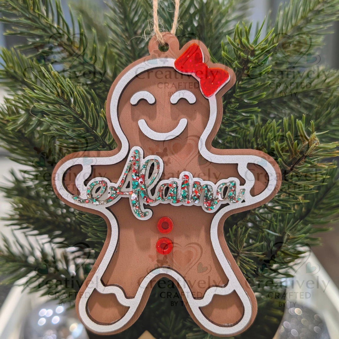 Gingerbread Man Ornament
